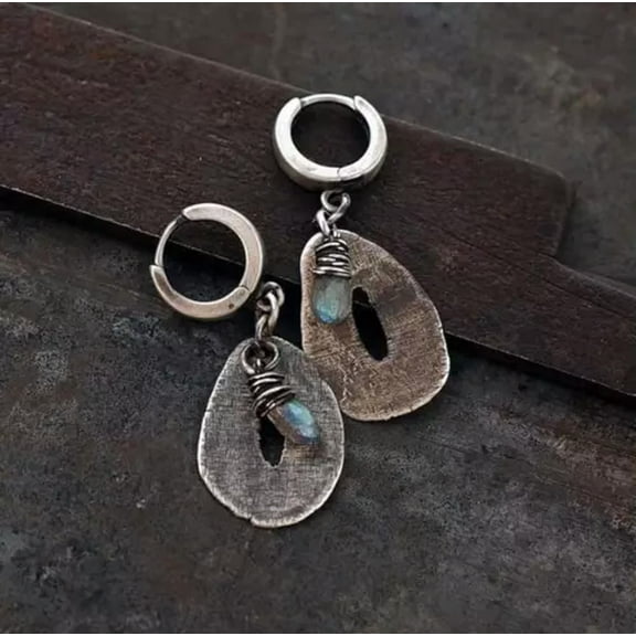 QQTDFG Fashion Women Cubic Zirconia Anniversary Jewelry 925 Silver Drop Earrings Gifts-Light Blue