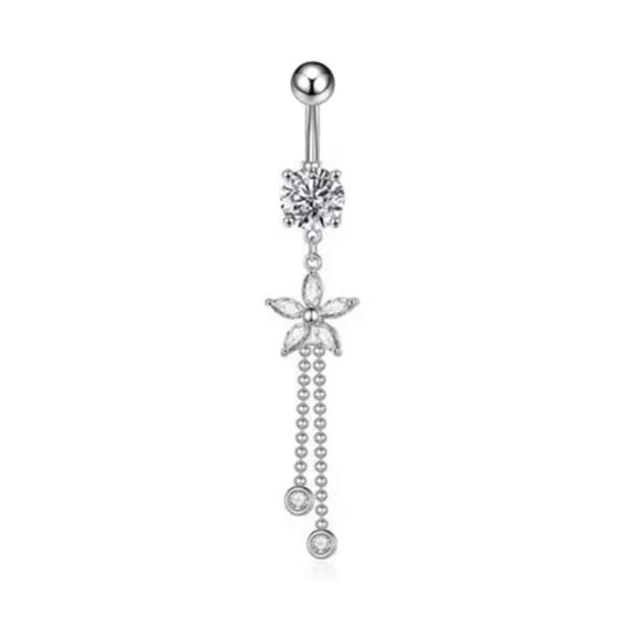 QQTDFG Faux Fake Belly Rings Anti-allergy Belly Button Ring Body-4