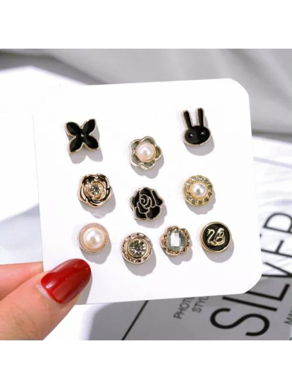 Fixed Clothing Buttons Brooch Pins Prevent Accidental Exposure Brooch Gift-07