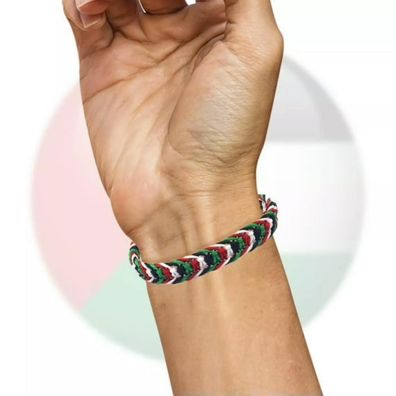 QQTDFG Handmade Palestine Bracelets Country Friendship Bracelets Uae Bracelet-default