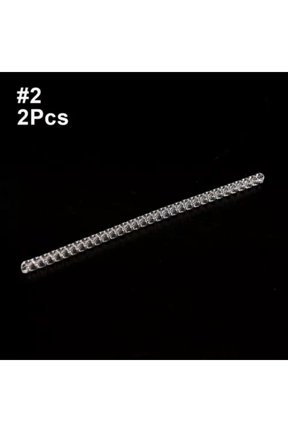 Jewelry Spring Coil Resizing Spiral Clear Ring Size Adjuster Invisible-2-2pcs