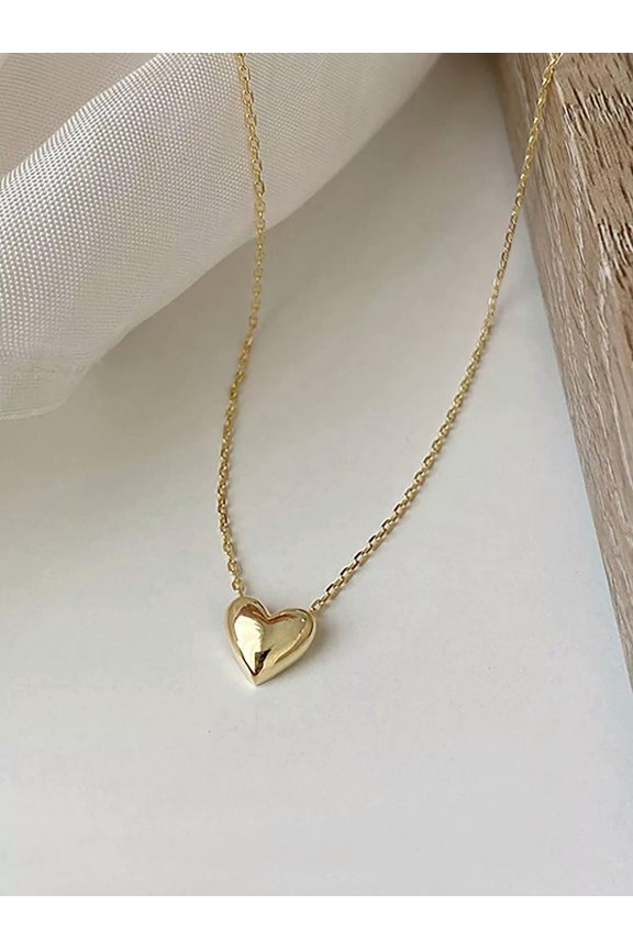 Mini Style Heart Charm Necklace Jewelry for Women Gift for Her Necklace-default