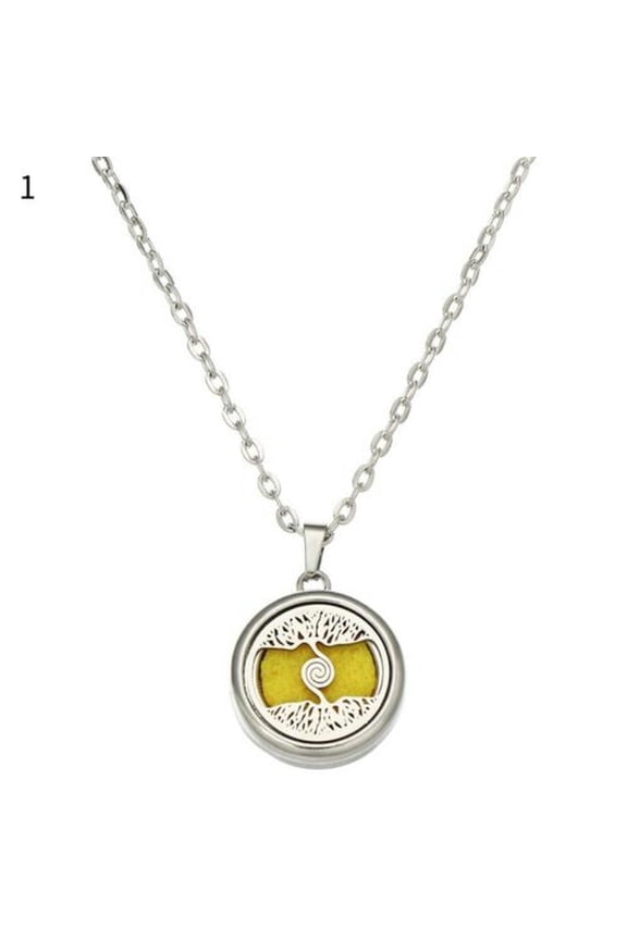 Necklace Essential Oil Diffuser Necklace Lovers Necklace Aromatherapy Pendant-1