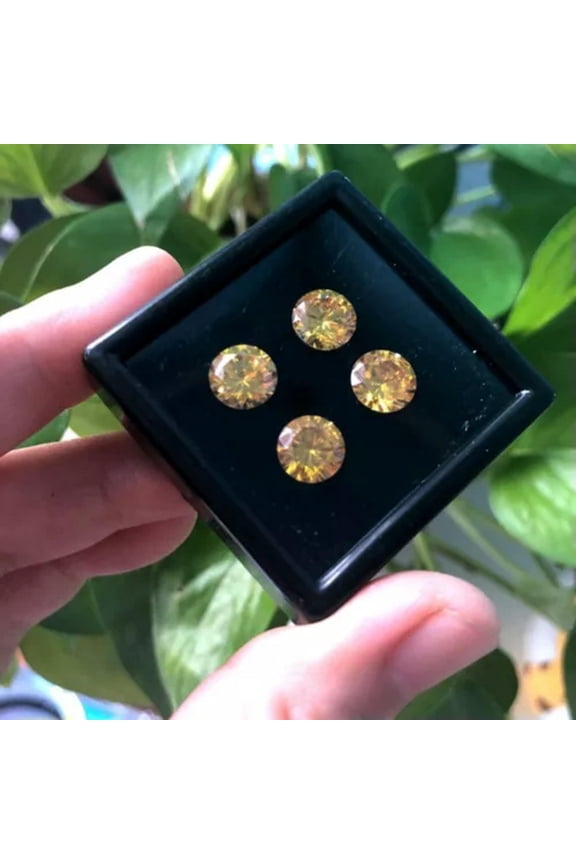 Organizer Loose Diamond Display Case Container Jewelry Storage Jewelry Box-4x4cm-White