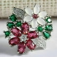 thumbnail image 1 of QQTDFG Silver Rings Cubic Zirconia Pretty Jewelry for Women Wedding Ring Gift Size 6-10-# 12-7, 1 of 4