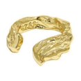 thumbnail image 1 of QQTDFG Single 925 Sterling Silver Textured Ear Cuff Earring A4423-Gold, 1 of 8