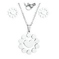 thumbnail image 1 of QQTDFG Stainless Steel Set Pendant Necklace Earrings Lobster Heart Silver 17.7" A441-default, 1 of 5