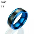 thumbnail image 1 of QQTDFG Stainless Steel Temperature Measurement Ring Mood Rings Thermometer Display-blue-6, 1 of 9