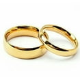 thumbnail image 1 of QQTDFG Stainless Steel Women Men Silver/Gold Rings Wedding Band Jewelry Gift Size 6-12-#10 Gold-12, 1 of 6