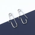 thumbnail image 1 of QQTDFG Sterling Silver Coiless Safety Pins Pendant Bail Charm Connector A2047-Silver-3 pieces, 1 of 4