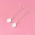 thumbnail image 1 of QQTDFG Sterling SilverExtender Chain Necklace Bracelet Extension with Round Tag A5121-3 pieces, 1 of 5
