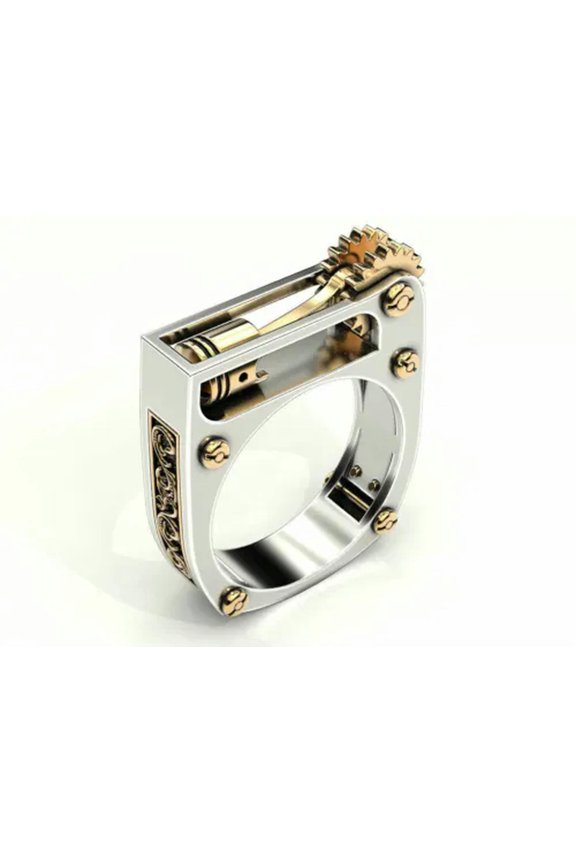 Unique Fashion Women Men Stainless Steel Punk Band Ring Wedding Jewelry Sz 6-13-Silver-9