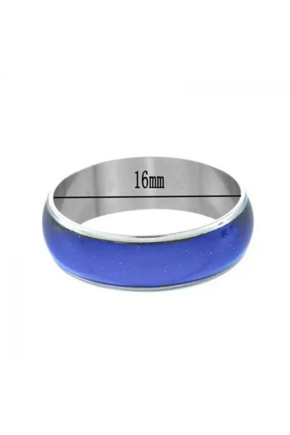 Unisex Amazing Mood Ring Temperature Control Color Change Band Emotion Feeling-16