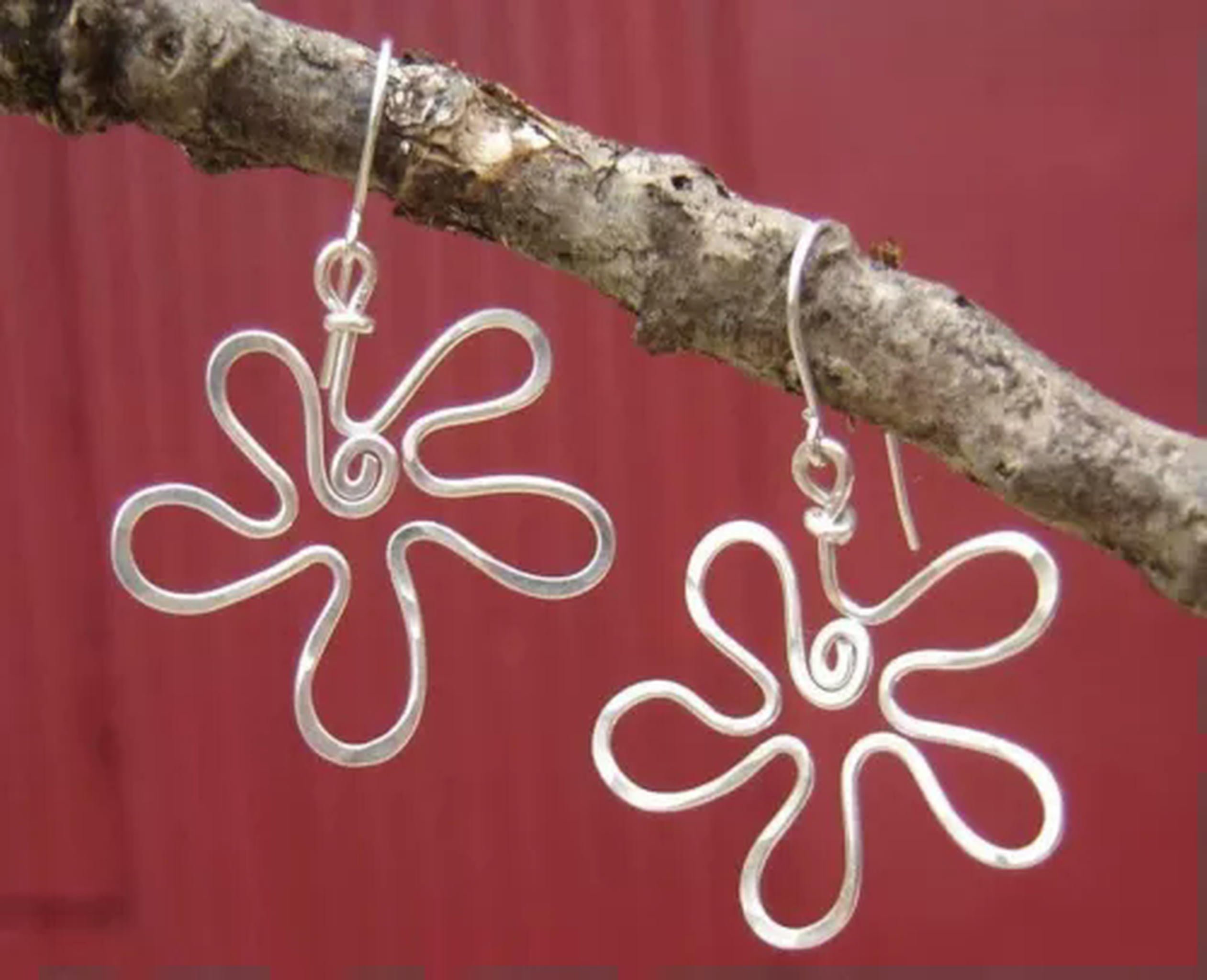 QQTDFG Vintage 925 Silver Flower Earrings Ear Hook Women Wedding Drop QQTDFG Vintage 925 Silver Flower Earrings Ear Hook Women Wedding Drop