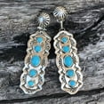 thumbnail image 1 of QQTDFG Vintage 925 Silver Plated Moonstone Earrings Women Wedding Drop Dangle Jewelry-#18, 1 of 4