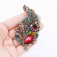 thumbnail image 1 of QQTDFG Vintage Style Multicolor Crystal Rhinestone Flower Leaf Brooch Pin Party Gift-default, 1 of 6