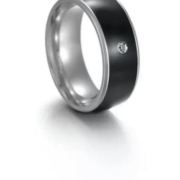 QQTDFG Waterproof Multifunctional NFC Finger Ring Smart Wearable Connect Intelligent-black-6