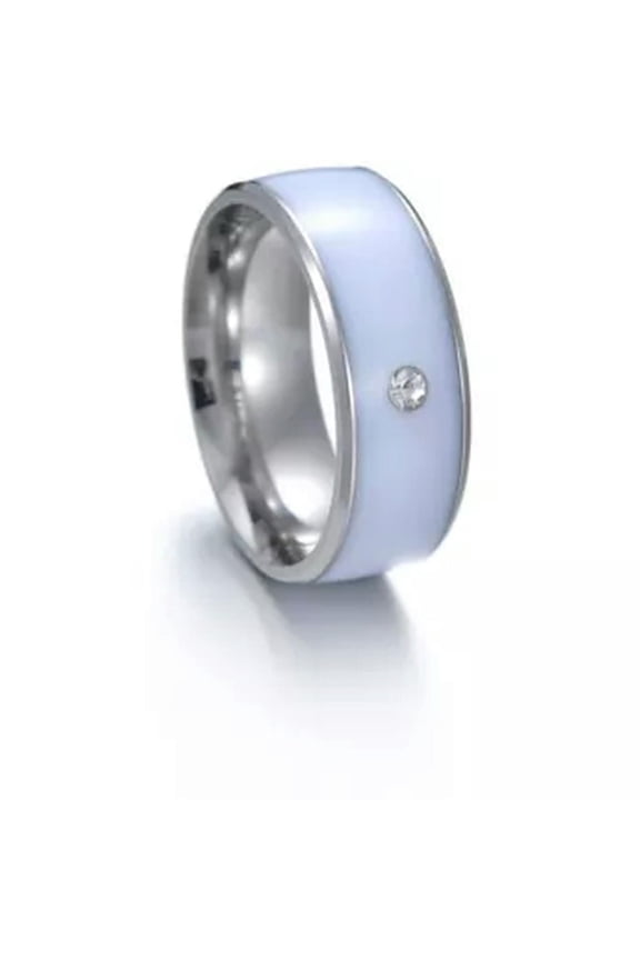 Waterproof Multifunctional NFC Finger Ring Smart Wearable Connect Intelligent-white-8