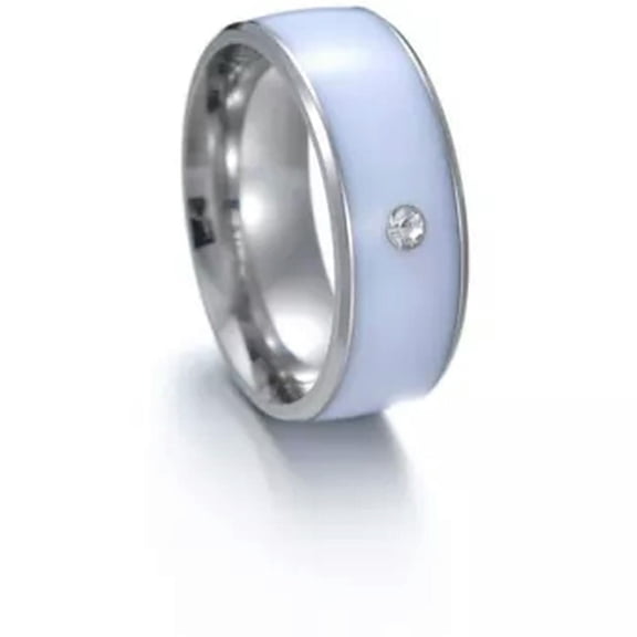 QQTDFG Waterproof Multifunctional NFC Finger Ring Smart Wearable Connect Intelligent-white-9