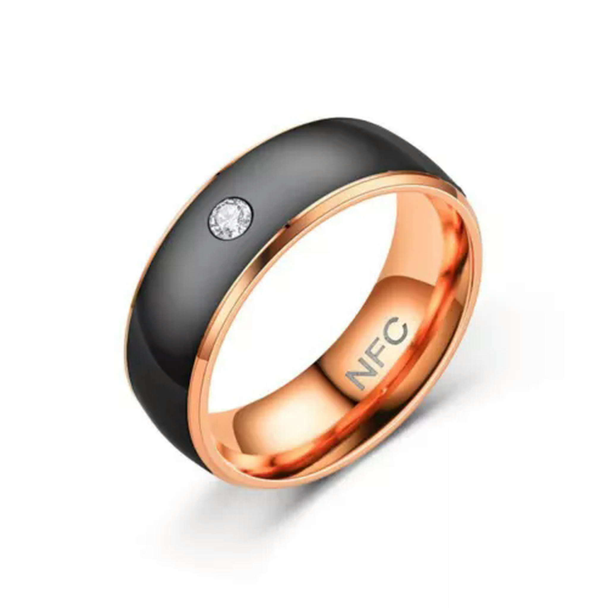 Bague Connectée NFC étanche, Usage Quotidien, Taille Variable