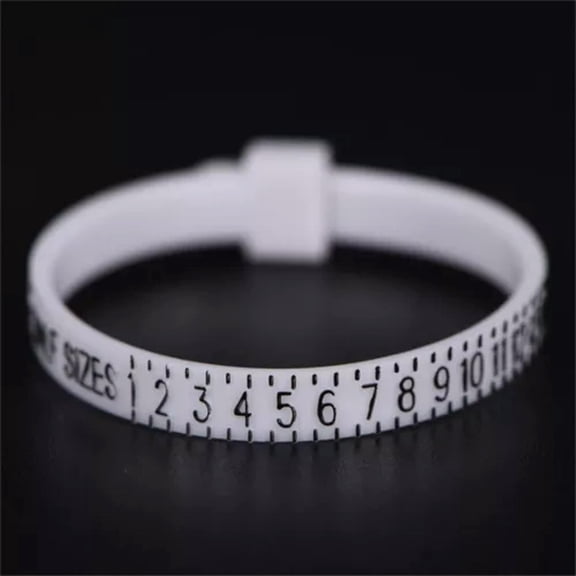 QQTDFG Wedding Ring Band Genuine Tester Ring Sizer Measure Finger Gauge-US
