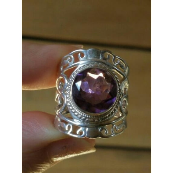 QQTDFG Women Vintage 925 Silver Turquoise Rings Wedding Party Jewelry Gifts Size 6-10-#8-7