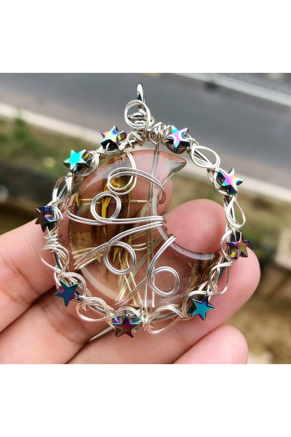 Yellow Agate Gem Tree Of Life Water-Drop Necklace Chakra Reiki Healing Amulet-default