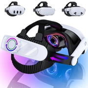 QQV Head Strap for Meta Quest 3/3S/Quest 2,VR Accessories Strap with Double Knobs Adjustable Elite Strap