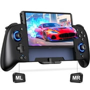 QQV Switch Controllers for Nintendo Switch/OLED, One-Piece Joy Cons Controller Replacement for Switch Pro Controller with 9 Lights Color, Switch Remote for Handheld Mode