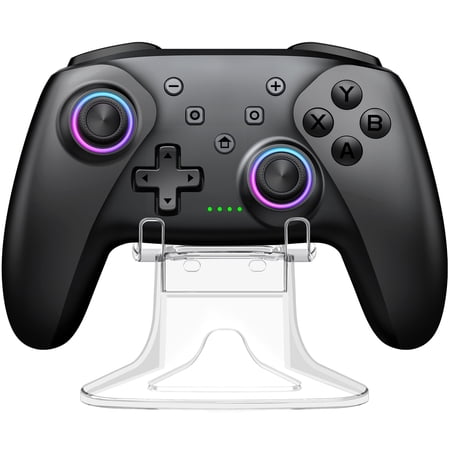 Switch Controller | Wireless Switch Pro Controller for Switch 2/Switch OLED/Switch with Transparent Dock