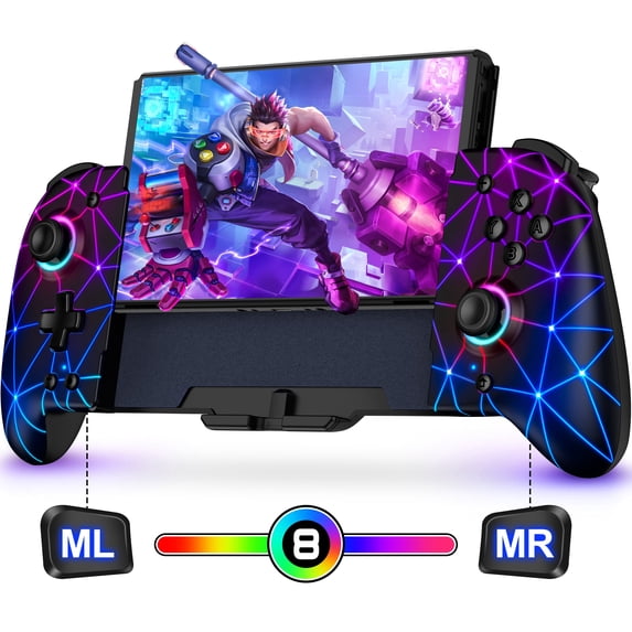 Switch Pro Controller for Nintendo Switch/Switch OLED with Turbo, Vibration, Programmable