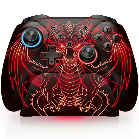 Wireless Gaming Controller, QQV PC Controller & Charging Dock for PC,iOS,Android,Switch