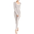 thumbnail image 1 of QQZ Women's Thermal Underwear Long John Set, V-Neck Base Layer Top & Leggings, Moisture-Wicking Heat Retention Outfit for Cold Weather Skiing Layering Warmth, 1 of 3