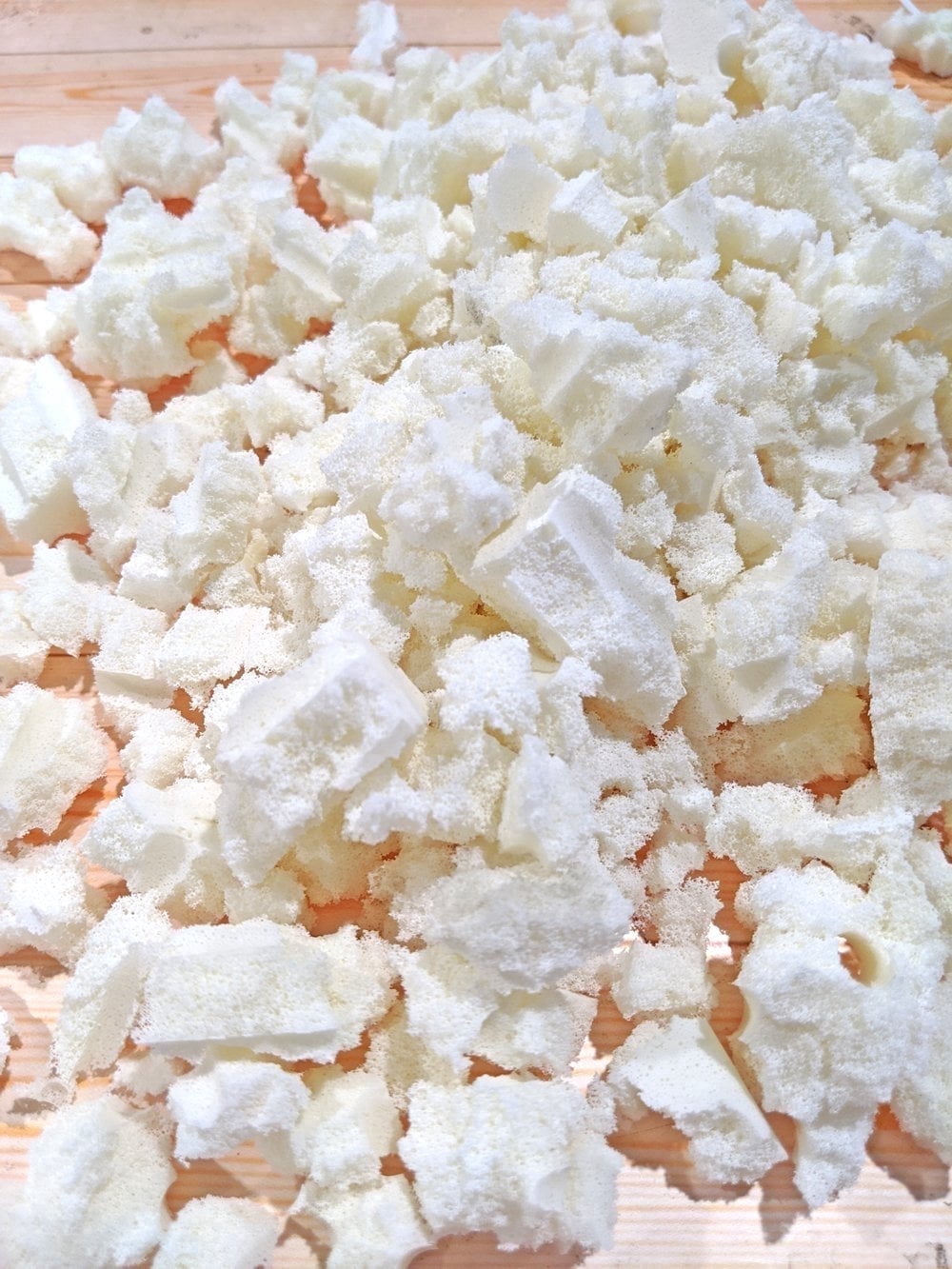QQbed Shredded Latex Foam Filling, 10 lb, Made in USA, 1 Pack