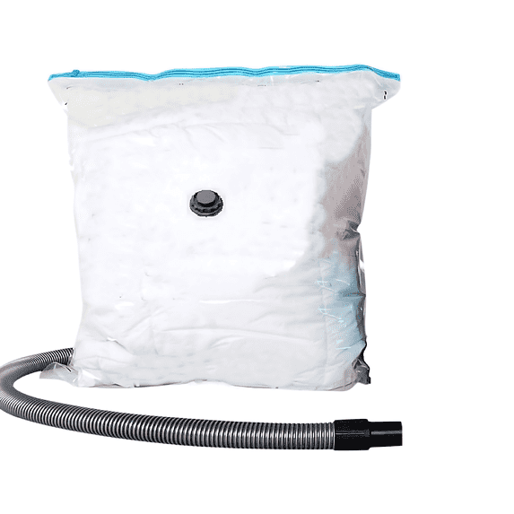 QQbed 14 Combo Pack: 10 XL Space Saver Storage Vacuum Seal Organizer Bags + 4 Travel Rollup Bags