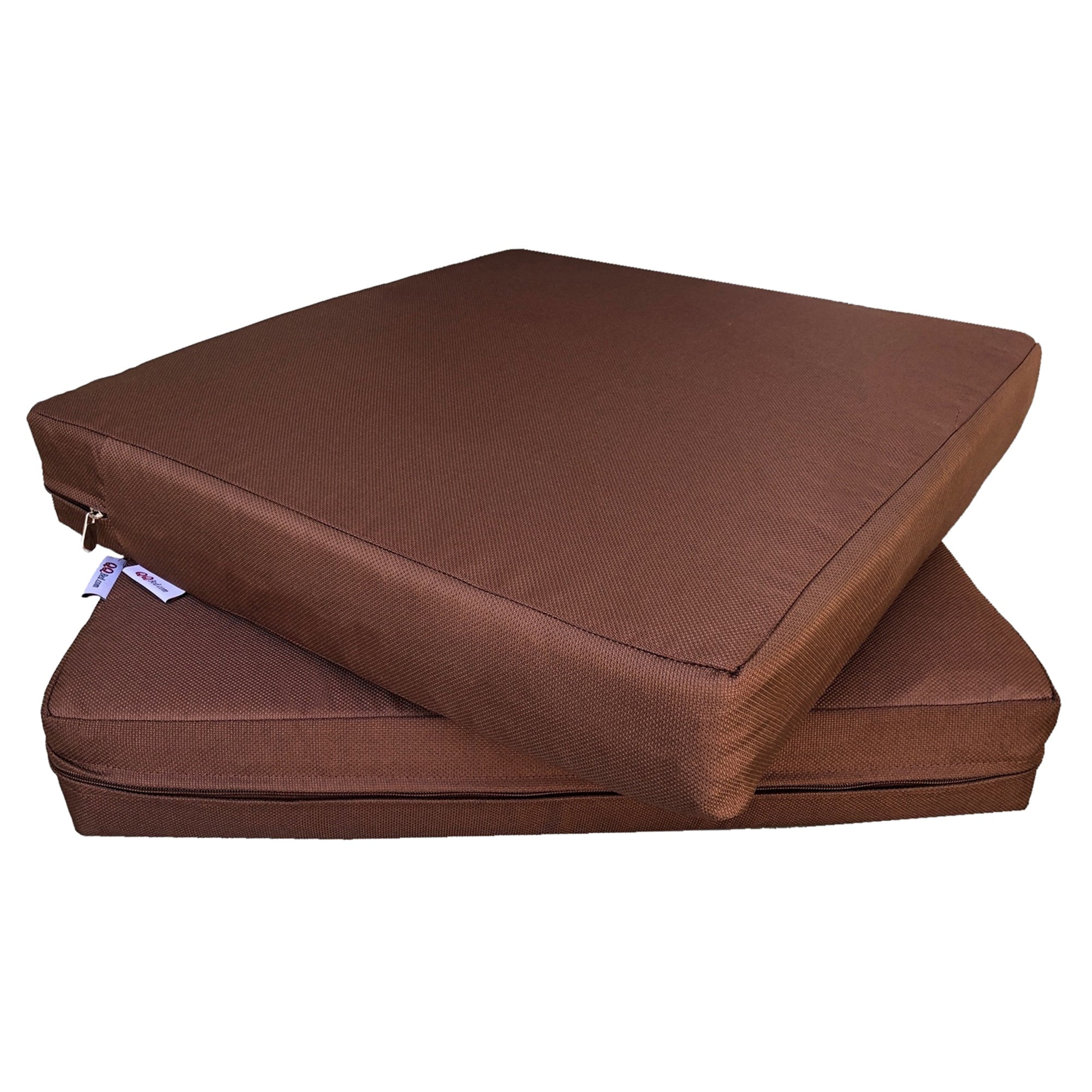 QQbed 2 Pack Washable 18"X16"X4" Memory Foam Platform Set Cushions for