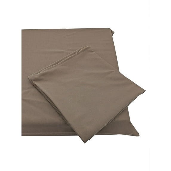 QQbed 2 Pack Water-resistant Brown Elastic 22"x20" Flat Cover for Multiple Sizes of Patio and Outdoor/Indoor Chair Cushions