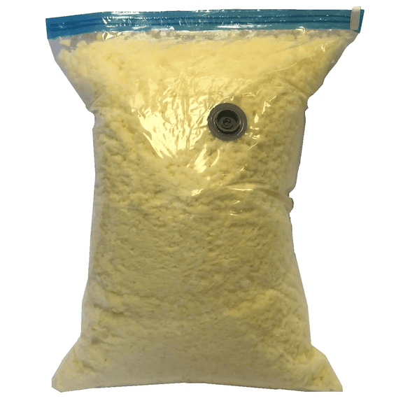 QQbed 25 lb Shredded Memory Foam Fill for Pillows, Bean Bags, Cushions, Stuffed Toys, Upholstery, and Crafts