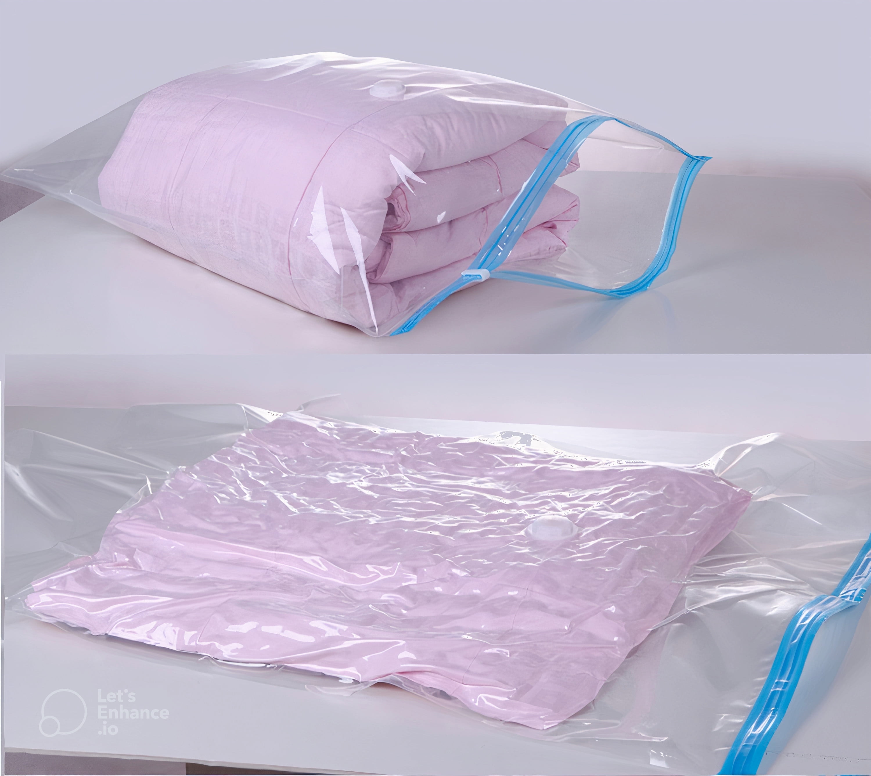QQbed 50 Count Extra Large Vacuum Zipper Seal Bags  - for Big Adult Storage, Closets, and Organizing