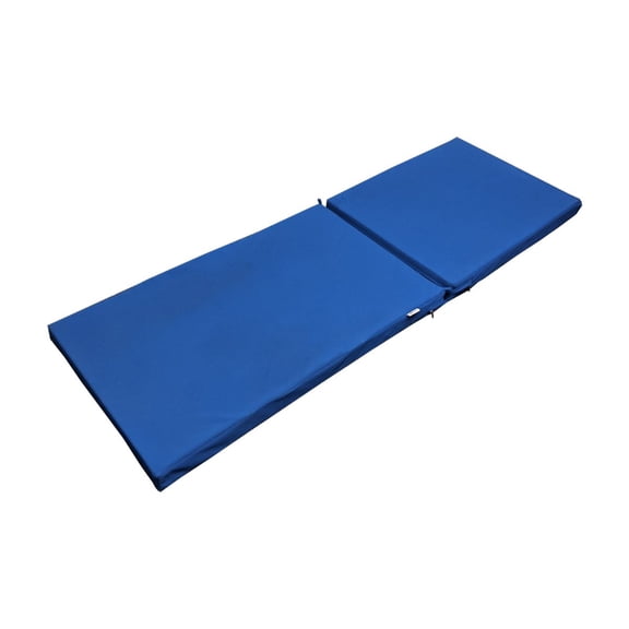 QQbed 6 ft. Foldable Memory Foam Nap Pad with Elastic Waterproof Covers