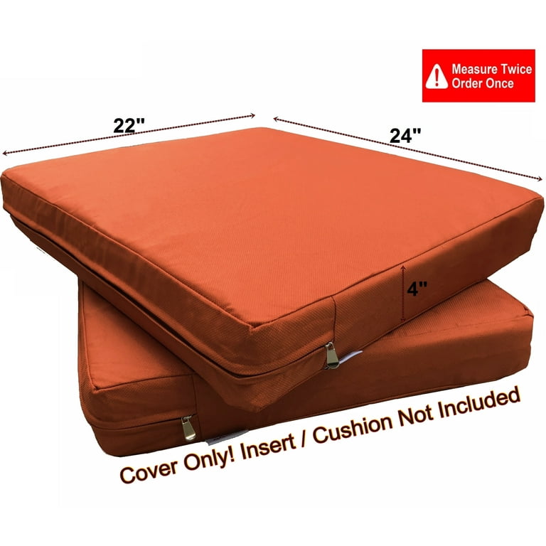 Replacement chair cushion covers deals