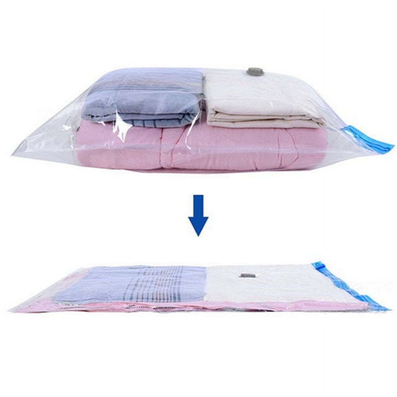 QQbed XXL 25 Pack Double Seal Waterproof Vacuum Storage Bags 52"x39" (130x100cm) Reduces Size by up to 80%
