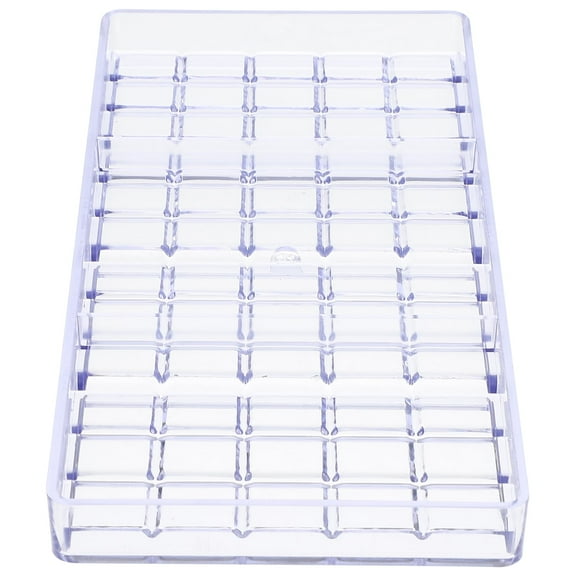 QQuen Silicone Chocolate Bar Mold - Transparent Multi-Grid Pastry and Candy Mold