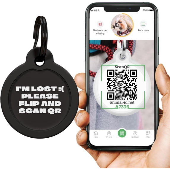 QR Code Dog Tag