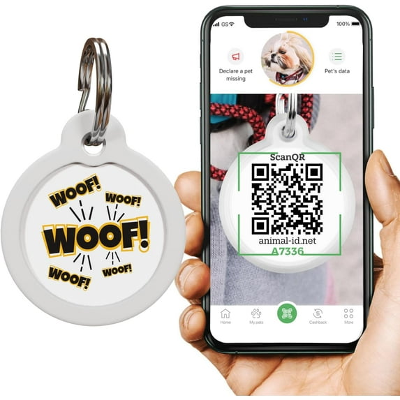 QR Code Dog Tag