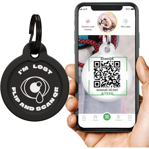 QR Code Dog Tag