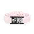 QR Code Medical ID Bracelet for Women Men, Silicone Adjustable Medical