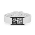 thumbnail image 1 of QR Code Medical ID Bracelet for Women Men, Silicone Adjustable Medical Alert Bracelets with QR Code,Dynamic Web Information, 1 of 7