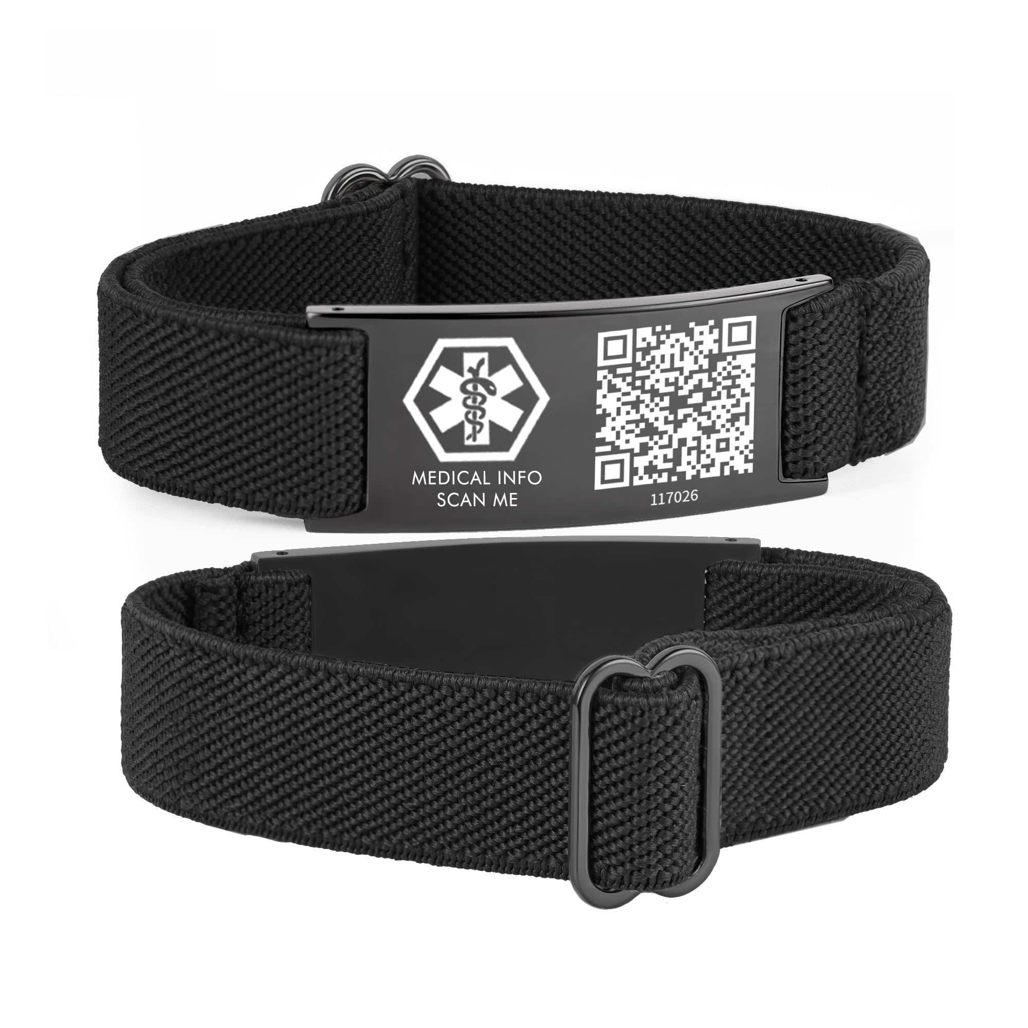 【新品/即発送】Llife BOTTON BRACELET Roy | All Black Leather & Stainless Steel Wrap Bracelet | In