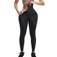 thumbnail image 1 of QRIC High Waist Corset Leggings for Women Waist Trainer Tummy Control Slim Push Up Body Shaper Workout Yoga Pants, 1 of 6